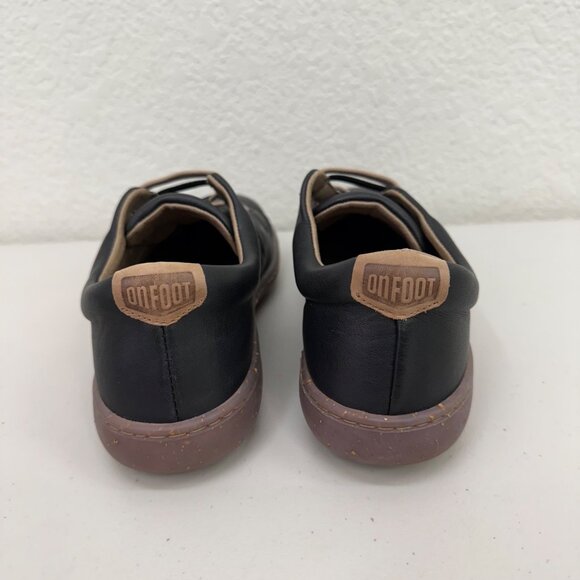 On Foot 14608 Black Leather Slip On Shoes Spain Womens size 41 US 9.5 - Picture 4 of 9